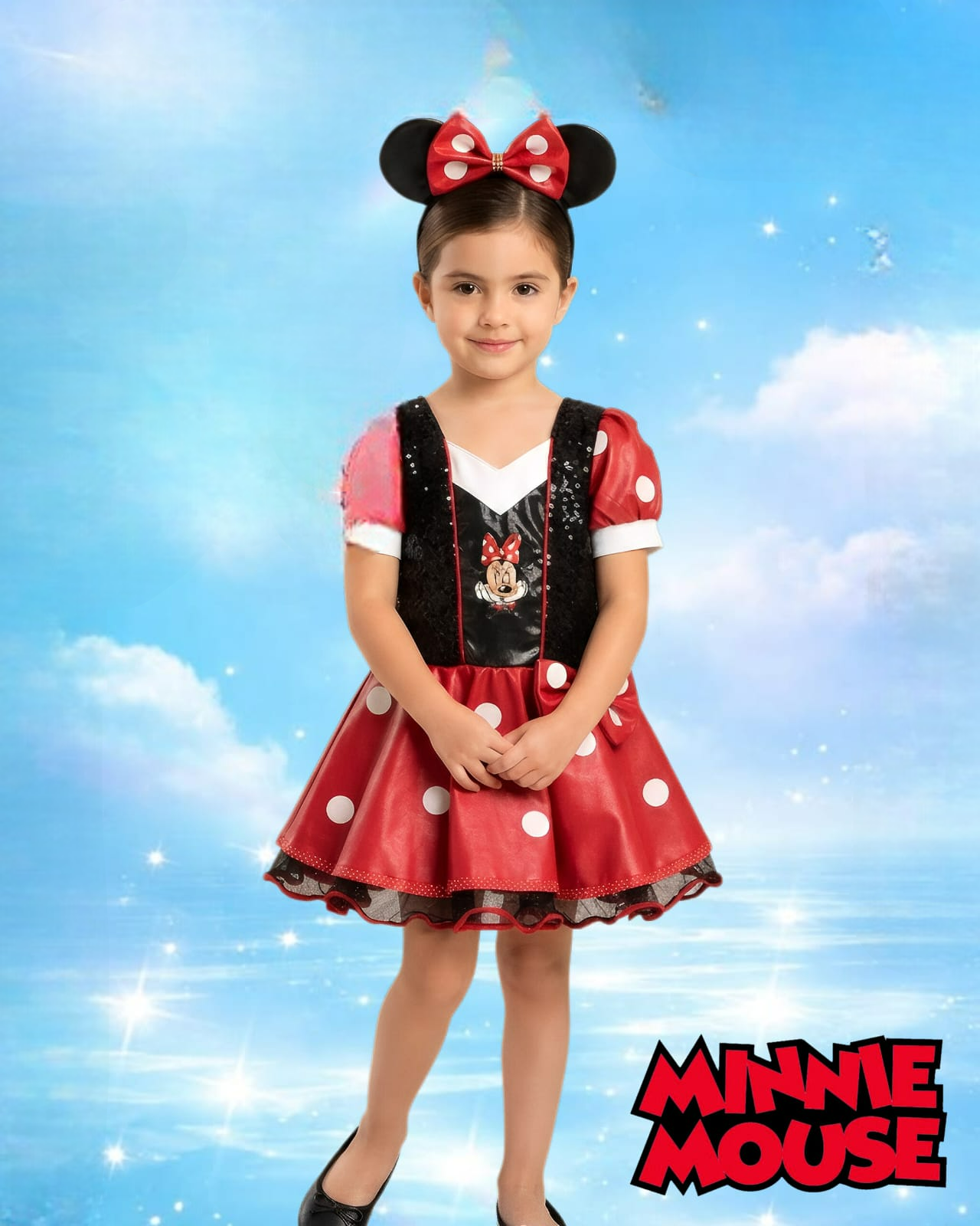 Disfraz de Minnie Mouse Rojo
